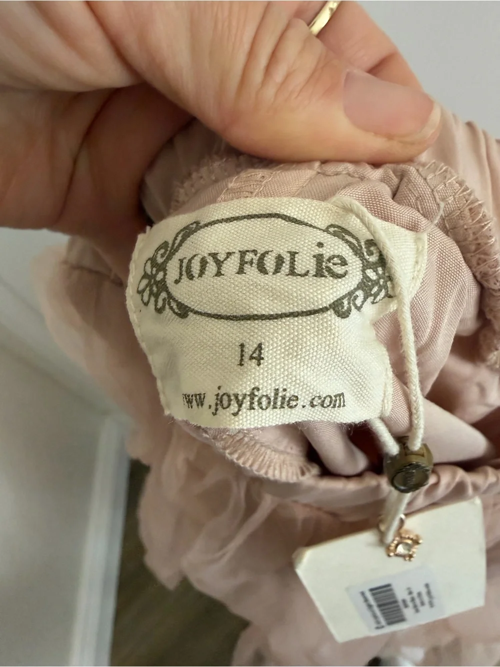 Joyfolie Youth Tiered Tulle Skirt - Dusty Rose